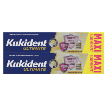 Kukident Ultimate Neutro – 2 tubes crème adhésive