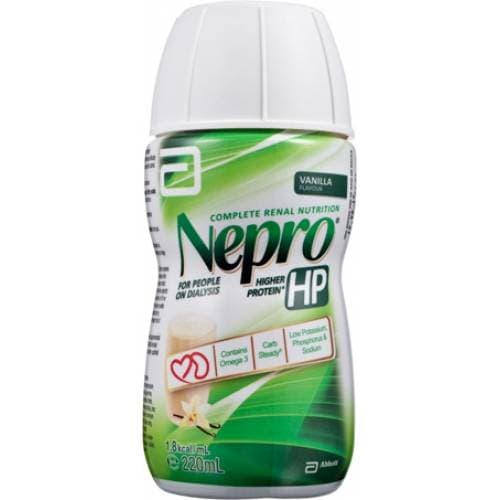 Électrolytes + Potassium – 220 ml | Nepro HP Vanille