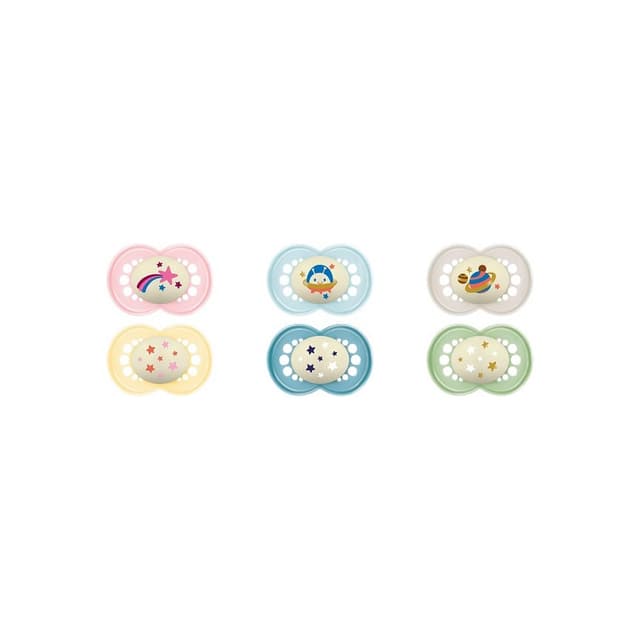 MAM Original Night Sucette 16+ Silicone 2 pcs