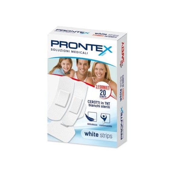 Prontex Cer White Strips – 20 Stück Wundpflaster