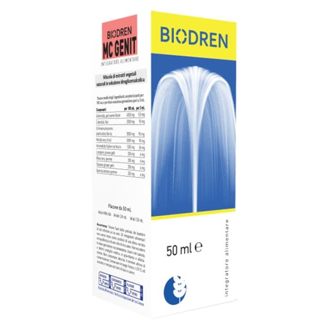 Biodren Genit Gouttes – 50 ml Complément Alimentaire