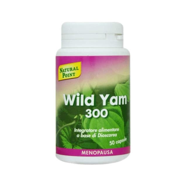 Natural Point Wild Yam 300 mg, 20% Diosgénine – 50 gélules