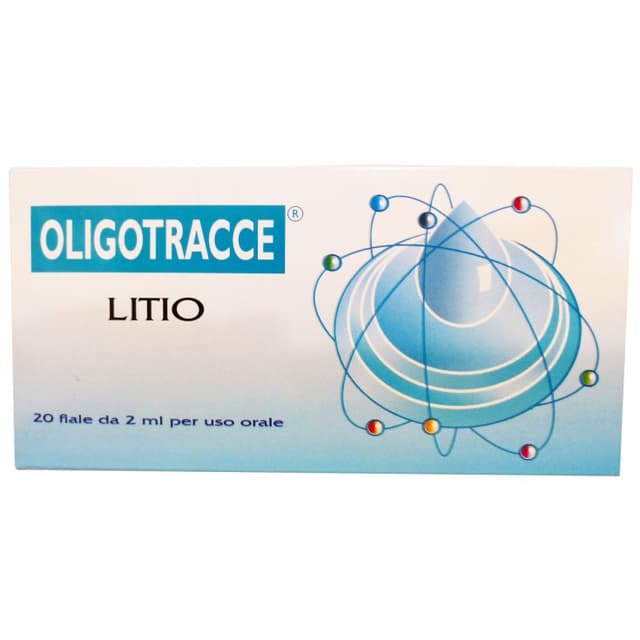 Oligotracce Lithium – 20 ampoules de 2 ml