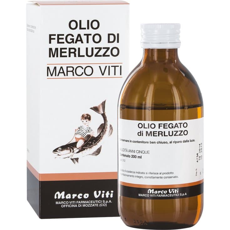 OLIO FEGATO MERLUZZO 200ML VITI