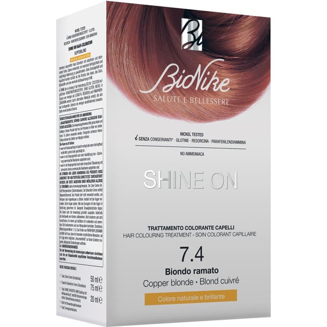 Shine On Coloration Blond 7.4 Cuivré – Teinture pour cheveux