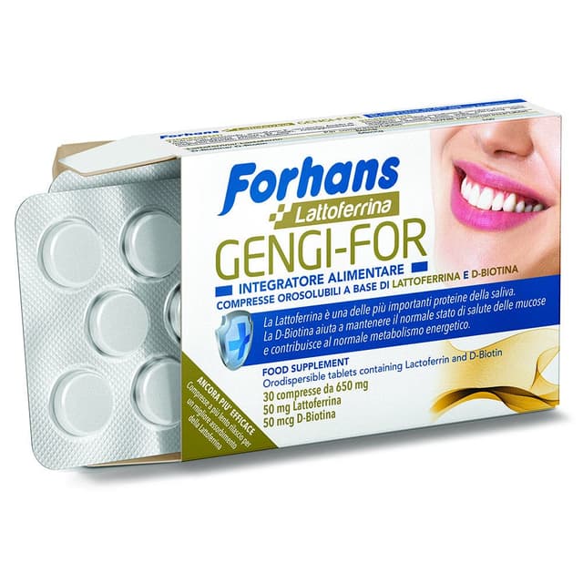 Forhans Gengi For – 30 comprimés complément pour les gencives