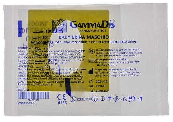 Gammadis Collecteur d'Urine Pédiatrique pour Garçons – Stérile
