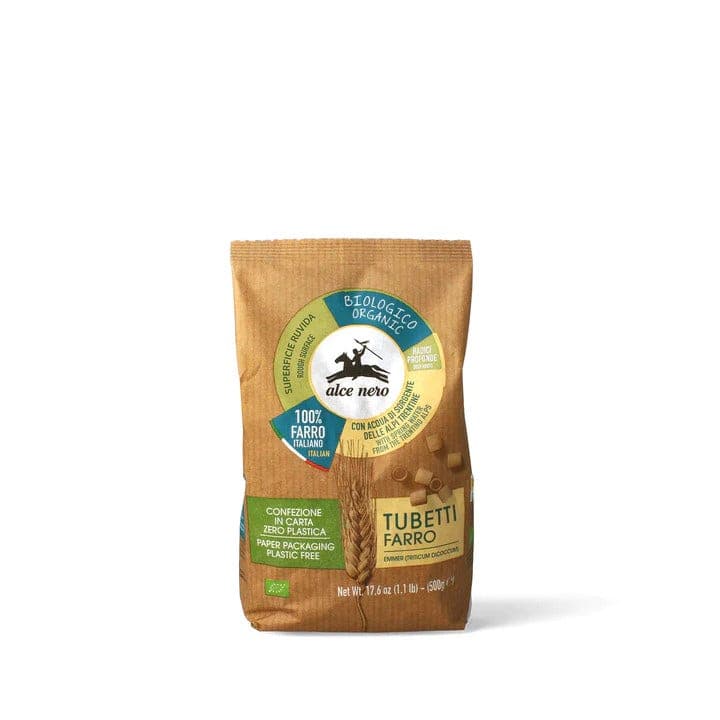 Alce Nero Tubetti 100 % farine d'épeautre – Pâtes bio