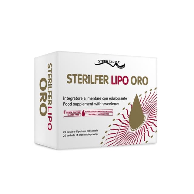 Fer 30 mg – 20 sachets | Sterilfer Lipo Oro