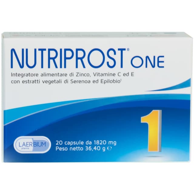 Palmier nain (Serenoa) + Vitamine C – 20 gélules | Nutriprost One
