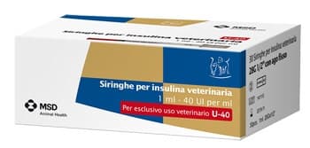 Veterinäre Insulinspritze 40 IE/ml – 30 Stück à 1 ml