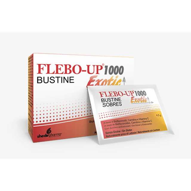 L-carnitine + Vitamine C – 18 sachets | Flebo-Up 1000 Exotic