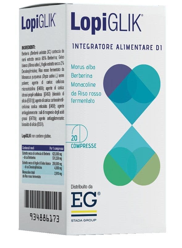 Berbérine + Mûrier blanc – 20 comprimés | Lopiglik