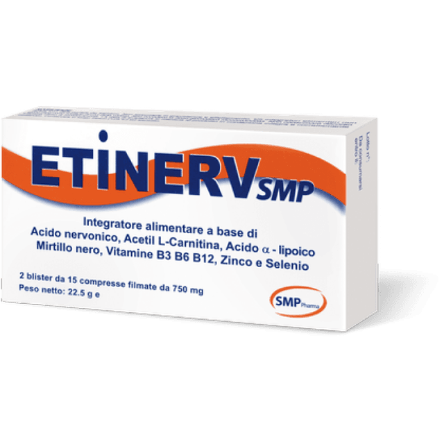 Acétyl-L-carnitine + Zinc – 30 comprimés | Etinerv Integ
