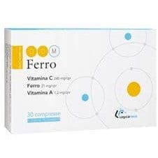 Fer + Vitamine C – 30 comprimés avec fer | DDM Ferro