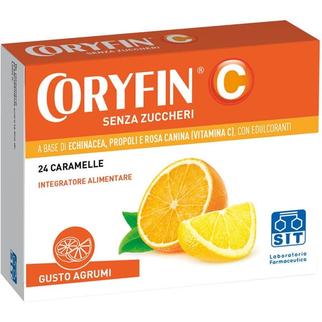 Échinacée + Propolis – Agrumes, sans sucre | Coryfin C Bonbons