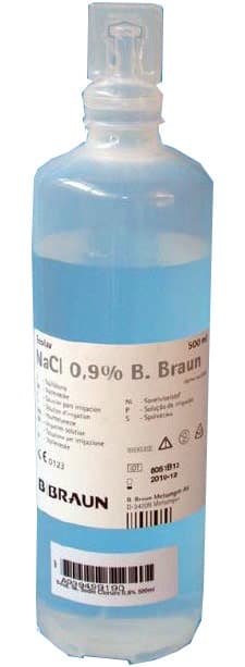 Natriumchlorid 0,9% – 500 ml Kunststoffflasche