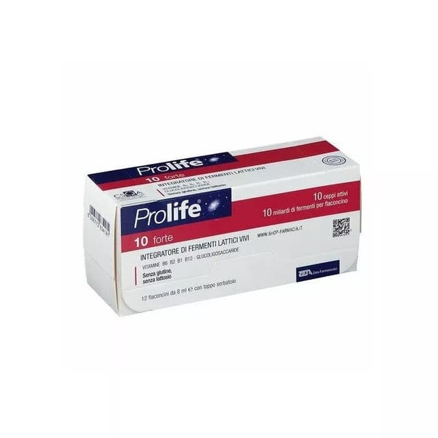 Probiotiques (ferments lactiques) – 12 ampoules buvables de 8 ml avec ferments lactiques | Prolife 10 Milliards