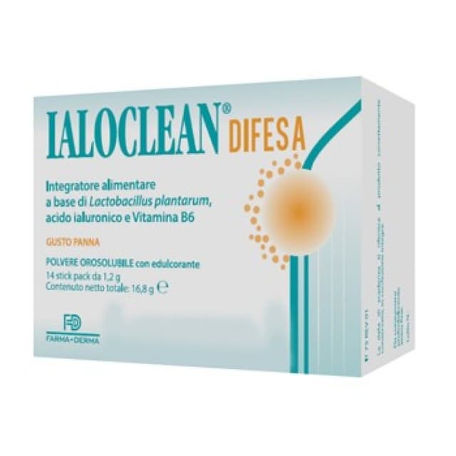 Probiotiques (ferments lactiques) + Acide hyaluronique – 14 sachets | Ialoclean Difesa