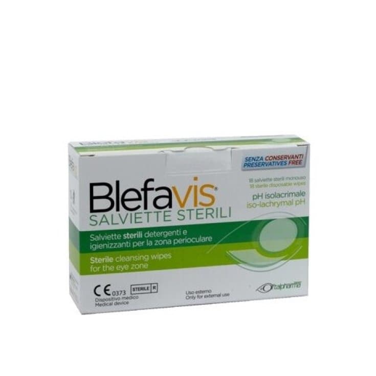 Blefavis – Sterile Augenpflege-Tücher, 18 Stück