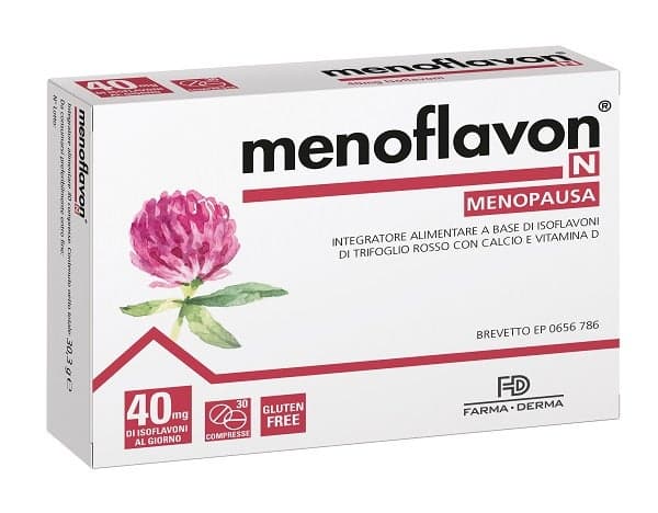 Isoflavones de trèfle rouge + Vitamine D – 30 comprimés | Menoflavon N