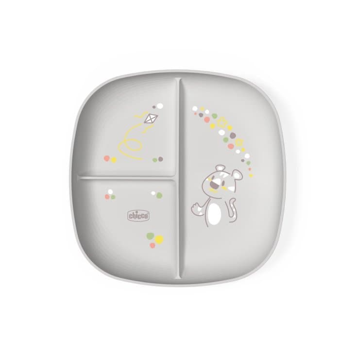 CH Assiette Compartimentée 18M+ Grise