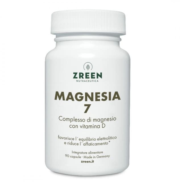 Magnésium + Vitamine D3 – 90 gélules | ZREEN Magnesia 7