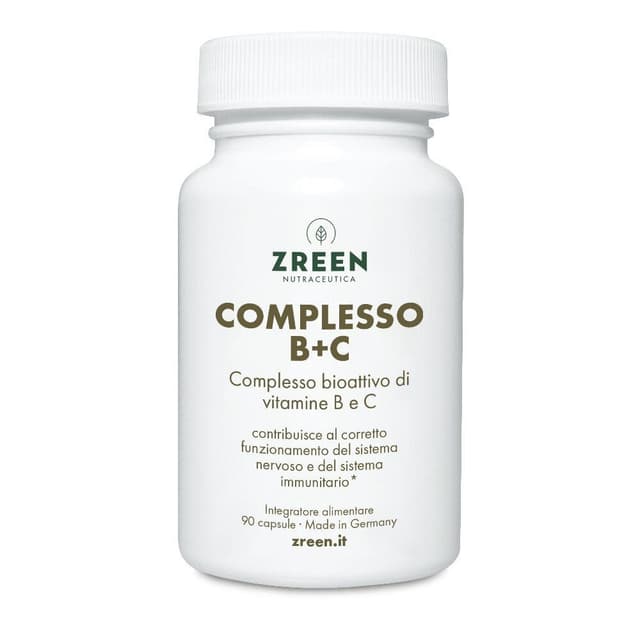 Vitamine C + Complexe vitamines B – 90 gélules | Zreen Complexe B+C