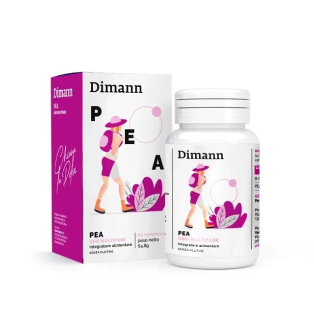 Palmitoyléthanolamide (PEA) – 60 comprimés avec palmitoylethanolamide | Dimann PEA