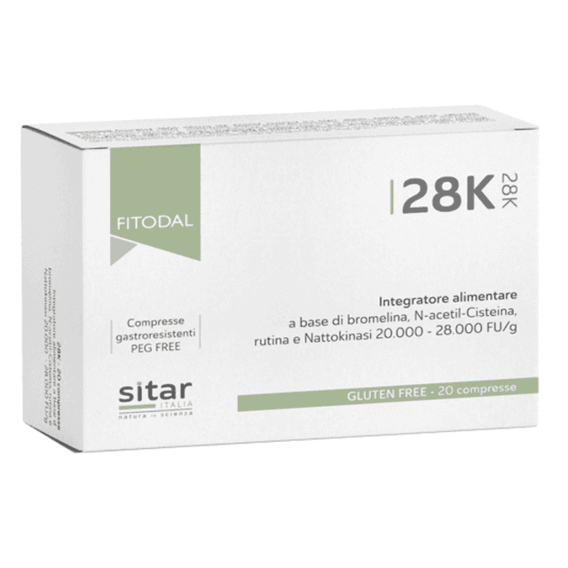 Broméline + N-acétylcystéine – 20 comprimés complément alimentaire | 28K Fitodal Sitar