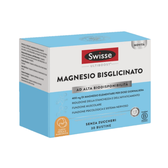 Magnésium + Électrolytes – 30 Sachets | Swisse Magnesium Bisglycinate