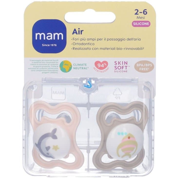 MAM Air Sucette 2-6 Mois – 2 Pièces