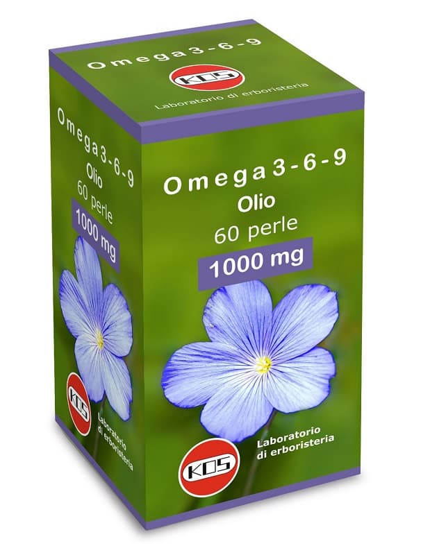 Oméga-3 EPA et DHA + Huile d'onagre – 60 gélules de 1.000 mg | Omega 3-6-9 KOS