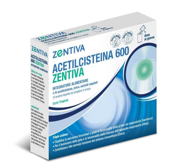 Acetylcystein Zentiva 600 – 10 sachets