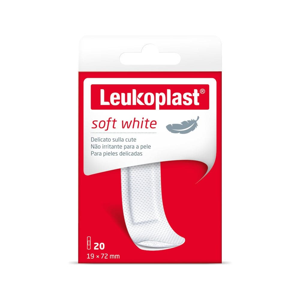 Leukoplast Soft White – 20 Pflaster 72×19 mm