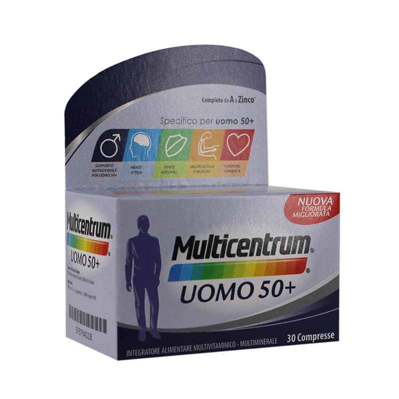 Multicentrum Uomo 50+ – 30 comprimés