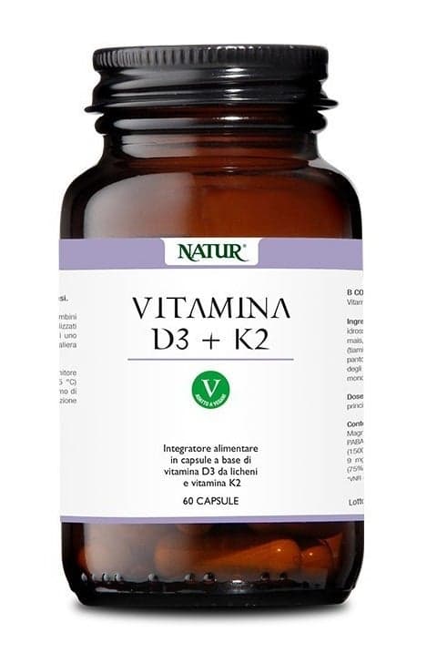 Vitamin D3+K2 Natur – 60 gélules
