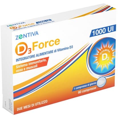 Zentiva D3 Force 1000 I.E. – 60 Tabletten