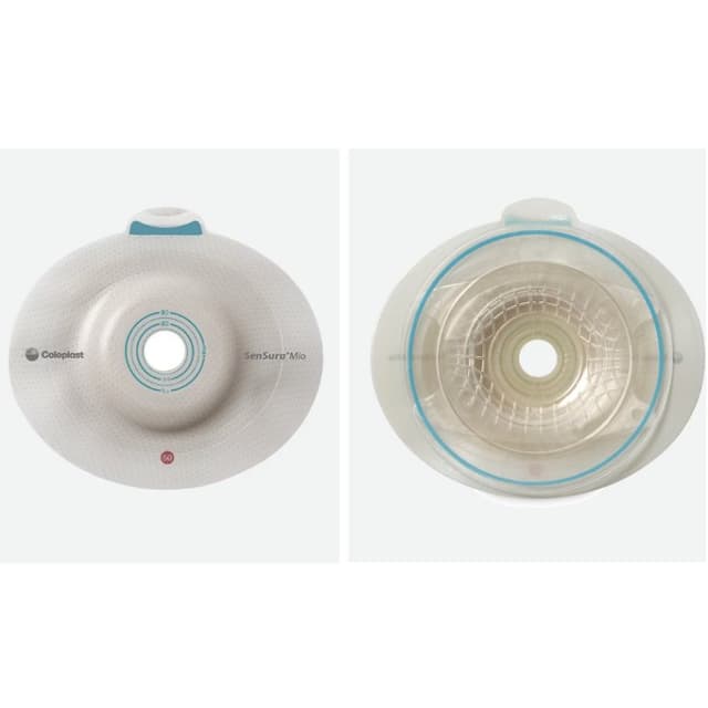 Plaque de base Flex convexe 15–40 mm, anneau 50 mm – Stomathérapie