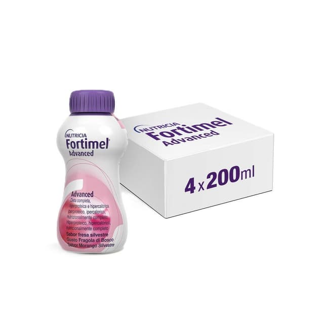 Fortimel Advanced Fraise – 4 x 200 ml boisson hyperprotéinée