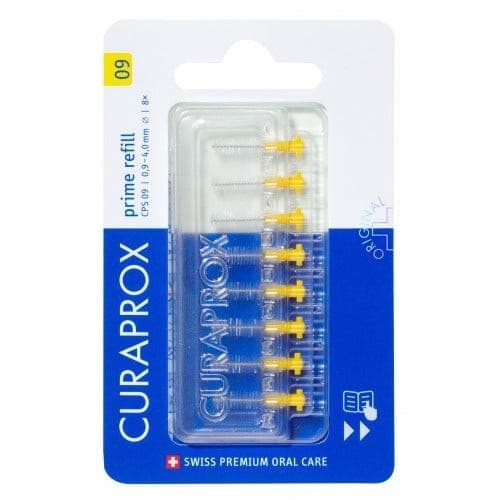 Curaprox CPS 09 Prime Brossettes Interdentaires Jaune – Recharge