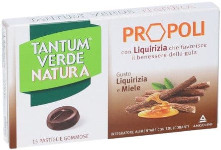 Propolis – 15 Pastilles à Noyau Liquide | Tantum Verde Natura