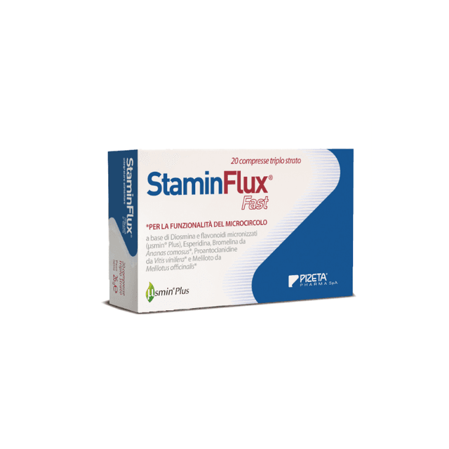 Diosmine 562,5 mg + Broméline – 20 comprimés | Staminflux Fast