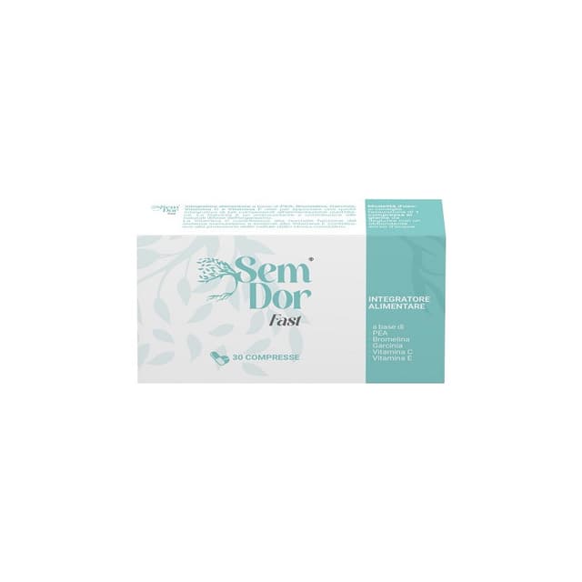 Palmitoyléthanolamide (PEA) 300 mg + Broméline – 30 comprimés | Semdor Fast