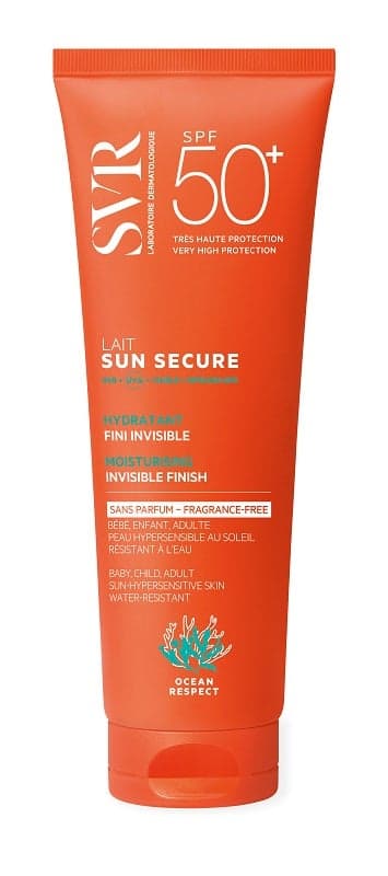 SVR Sun Secure Lait LSF 50+ – Lait solaire corps famille, 250 ml