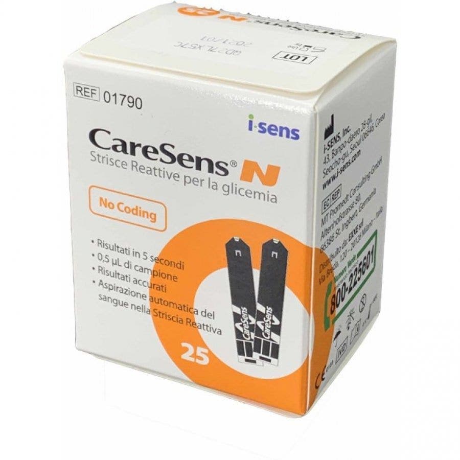 Caresens N Glicemia – 25 bandelettes réactives