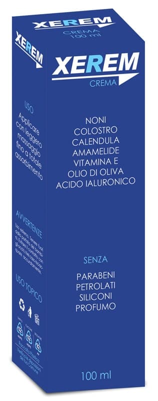 Xerem Crème – 100 ml Crème Nourrissante pour Peau Très Sèche