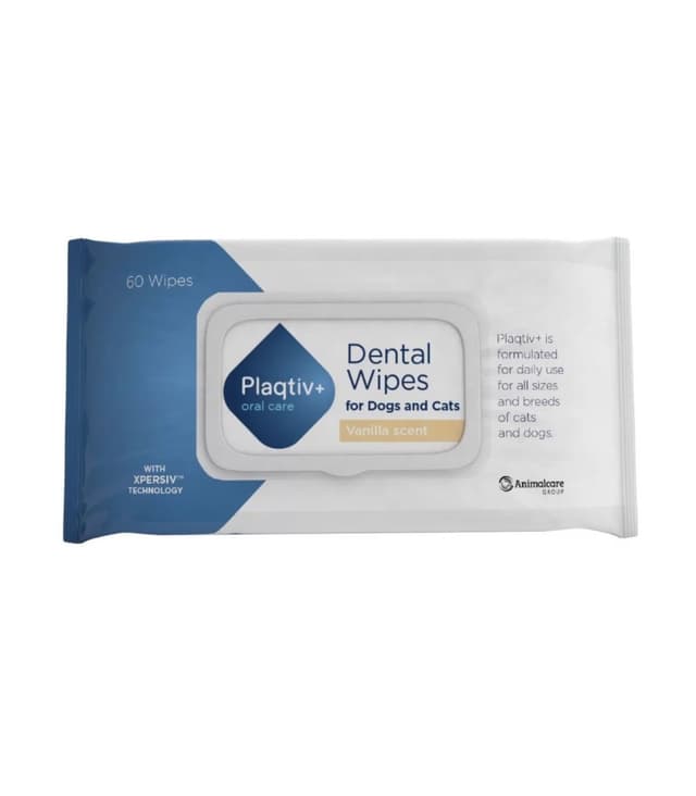 Plaqtiv+ Oral Care – Lingettes nettoyantes 64 pcs