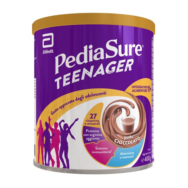 Calcium + Vitamine D – Poudre 400 g | PediaSure Teenager Chocolat