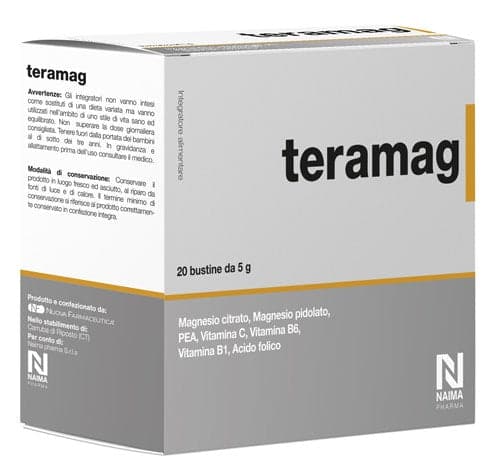 Magnésium + Palmitoyléthanolamide (PEA) – 20 sachets | Teramag